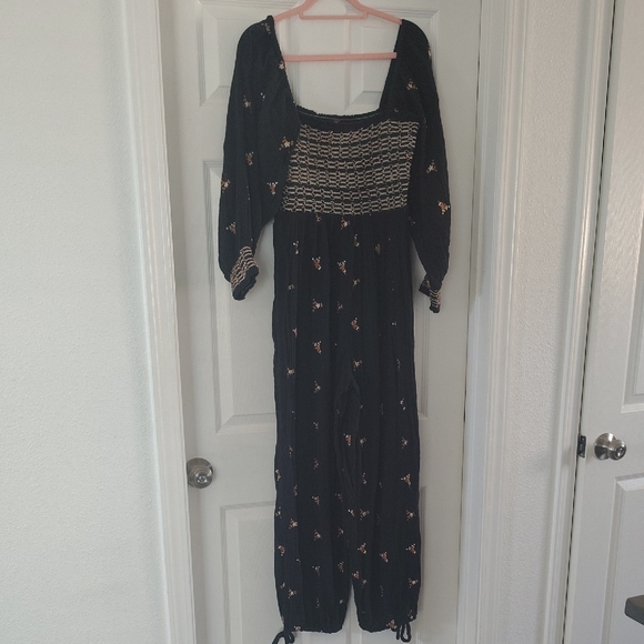 Free People Dahlia Embroidered Jumpsuit - Picture 6 of 8